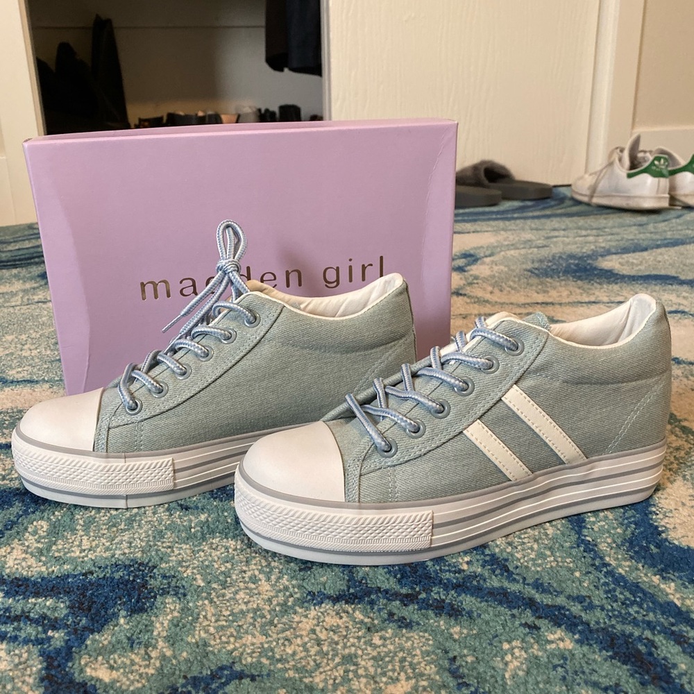 Madden Girl Sneakers - Light Blue BRAND NEW